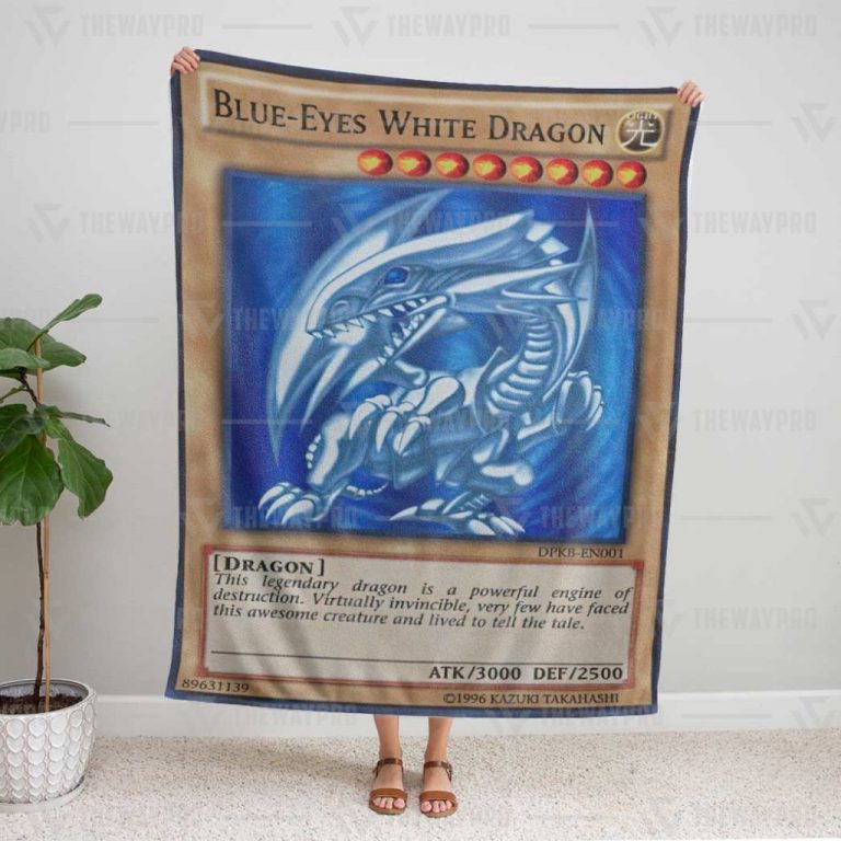 Blue-Eyes-White-Dragon-Card-Custom-Soft-Blanket-3