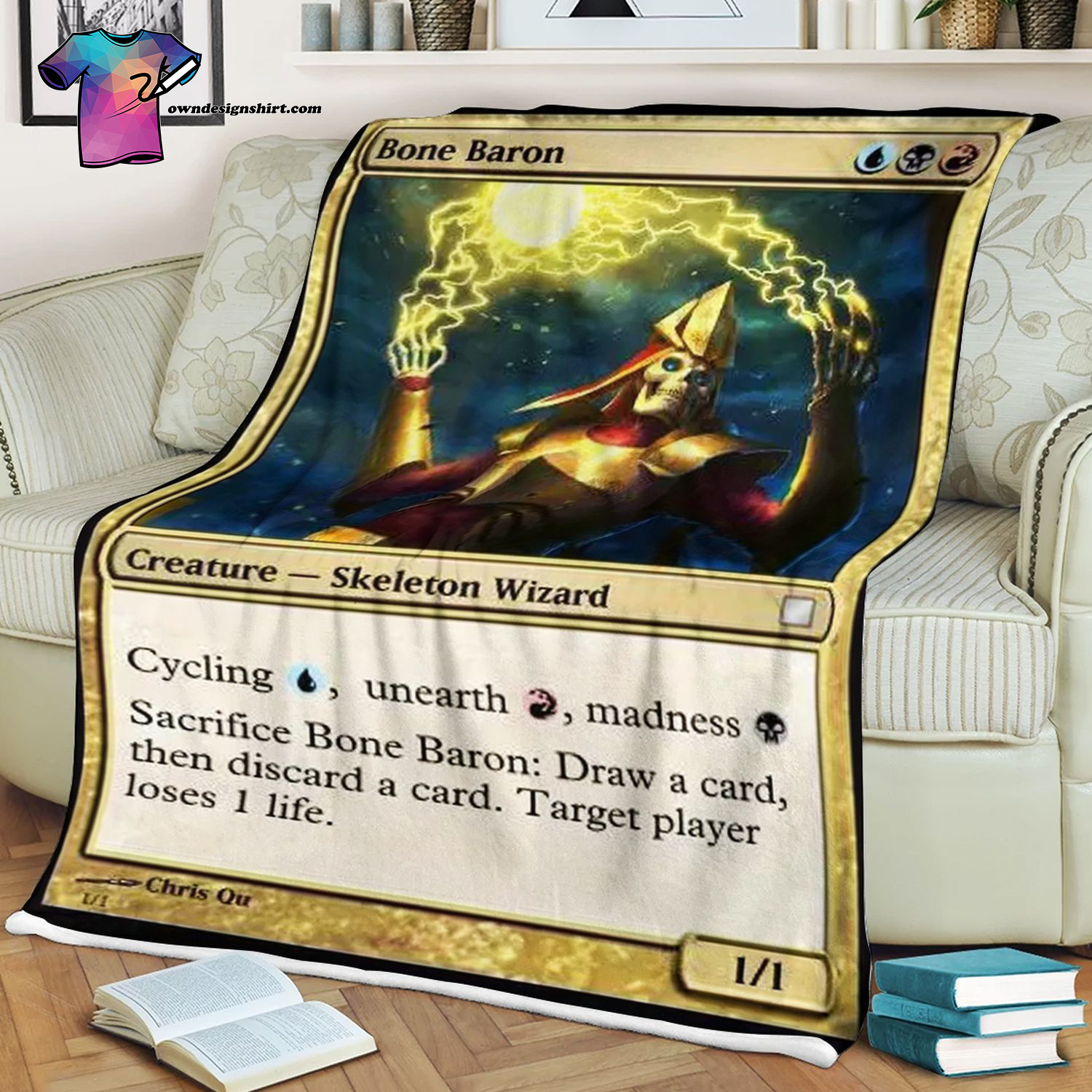 Bone Baron Game Magic The Gathering Blanket Bone Baron Game Magic The Gathering Blanket