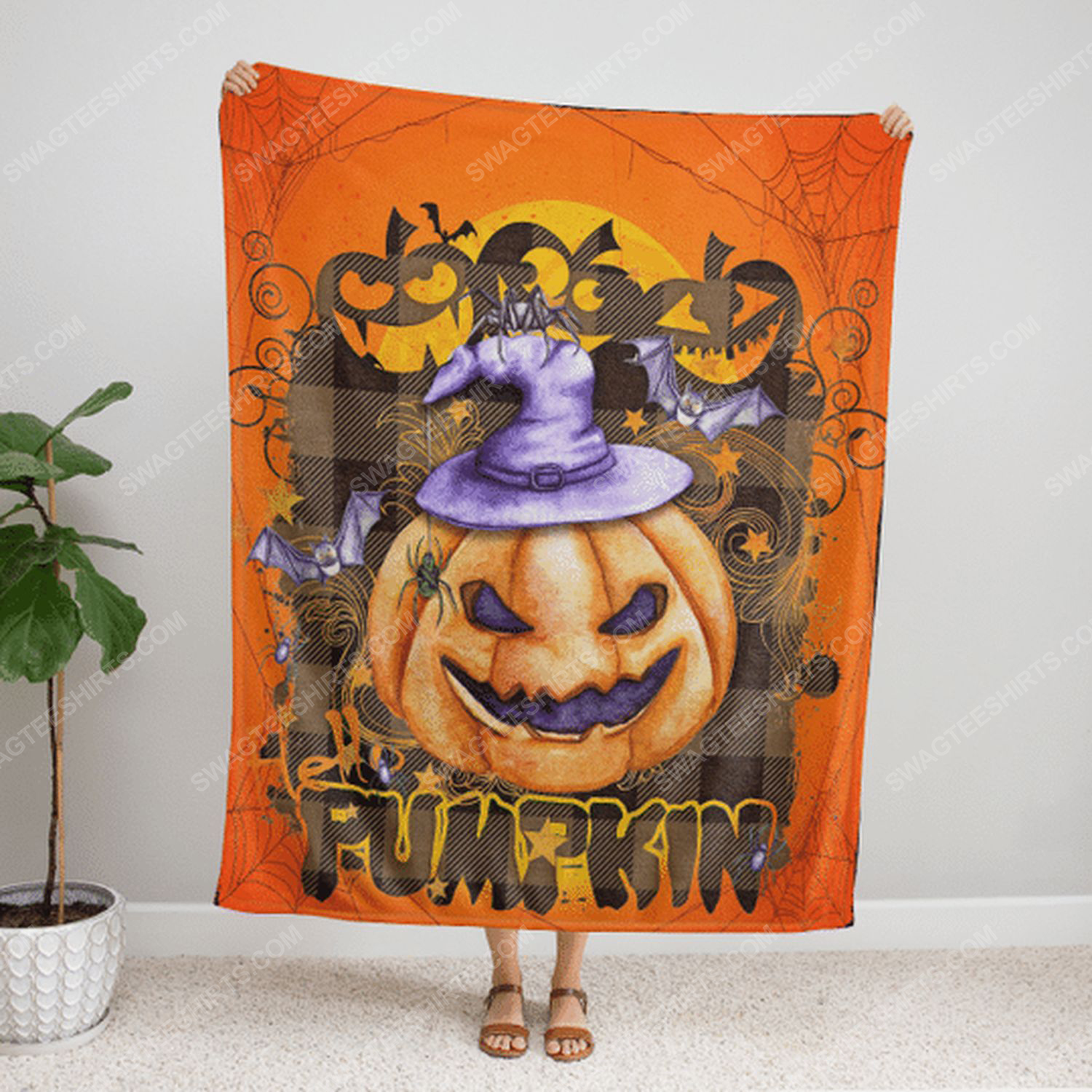 Boo Boo Pumpkin Halloween Blanket Boo Boo Pumpkin Halloween Blanket