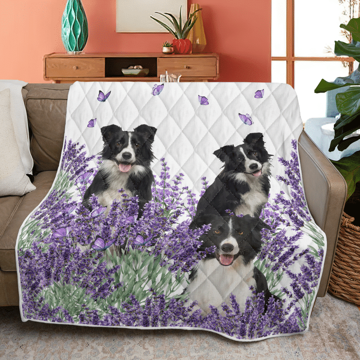 Borde Collie Quilt Blanket Borde Collie Quilt Blanket