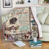 Butterfly And Girl To My Daughter I Am So Proud Of You Full Printing Blanket