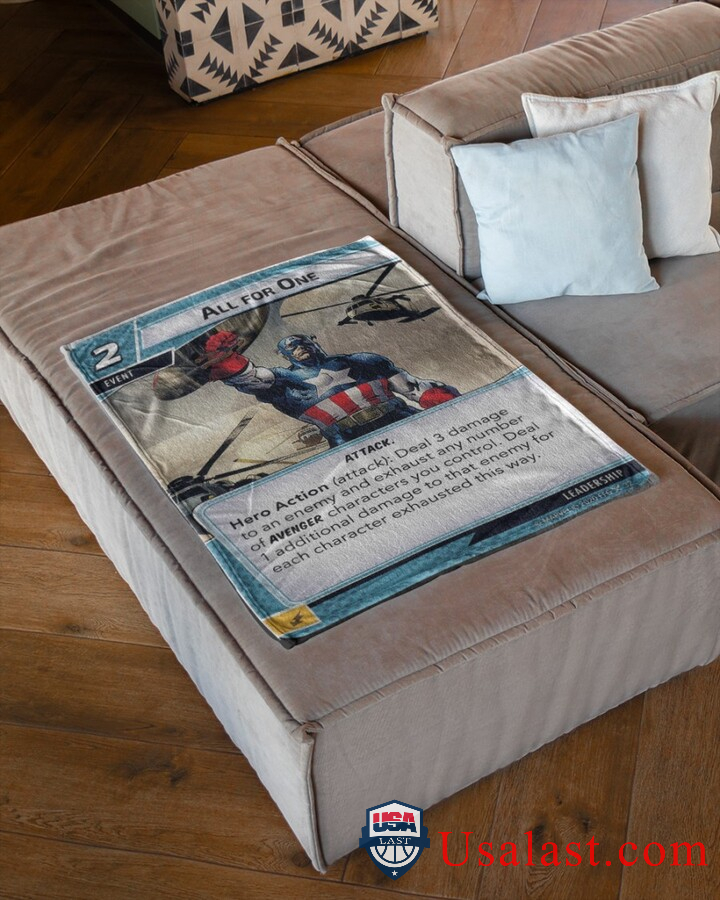 Captain-America-All-For-One-Fleece-Blanket-1