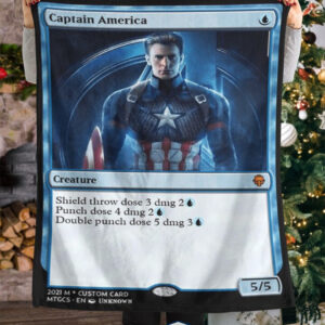 Captain America Avengers Fleece Blanket