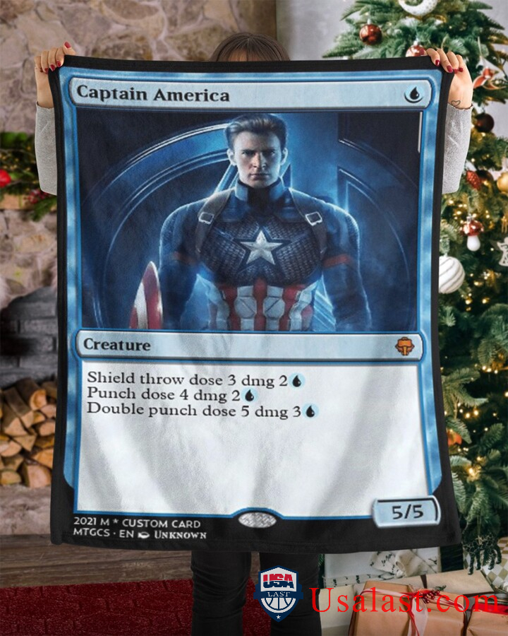 Captain America Avengers Fleece Blanket Captain America Avengers Fleece Blanket