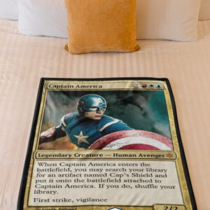 Captain America Human Avengers Fleece Blanket