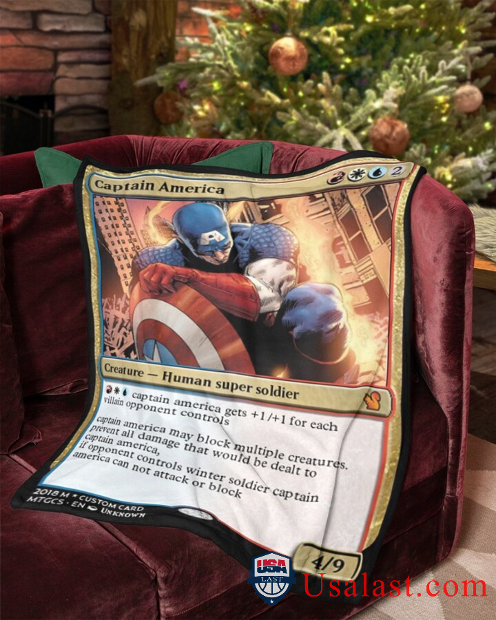 Captain-America-Human-Super-Soldier-Fleece-Blanket-1