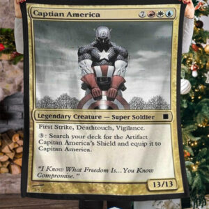 Captain America Super Soldier Fleece Blanket