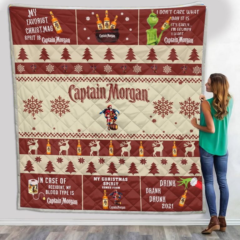 Captain-Morgan-Grinch-Christmas-Blanket-Quilt-4