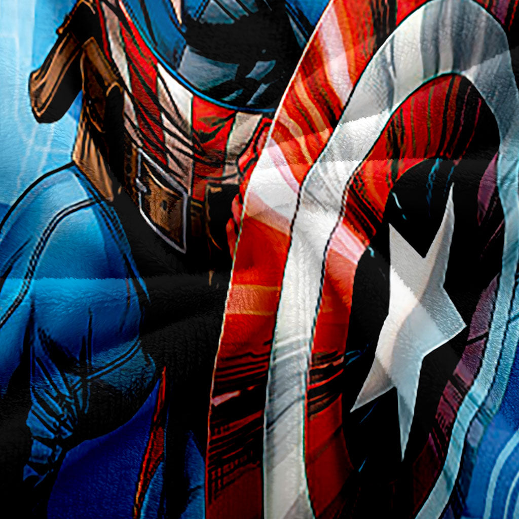 Captain America Iron Man Blanket 517 Captain America Iron Man Blanket 517