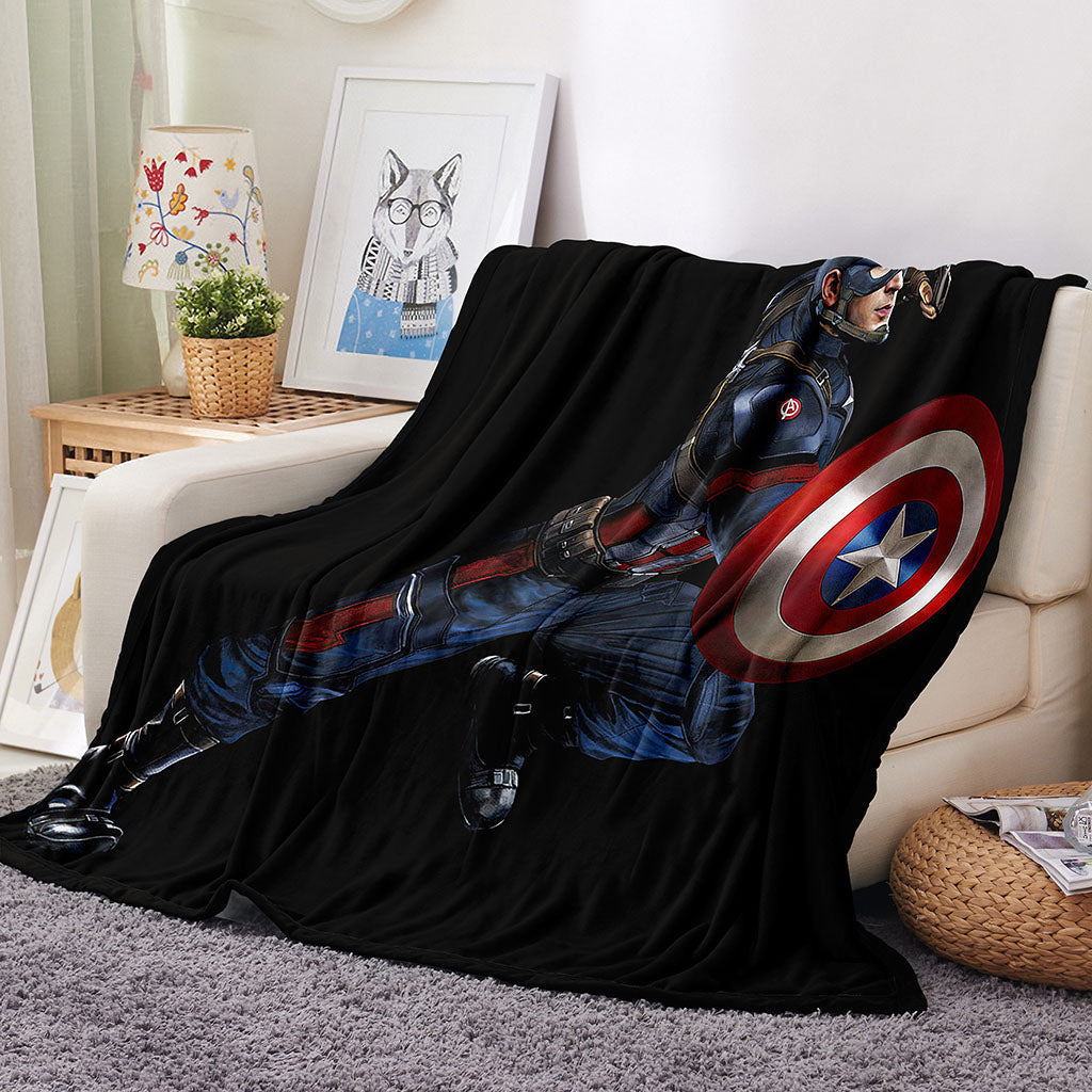 Captain America Iron Man Blanket 747 Captain America Iron Man Blanket 747