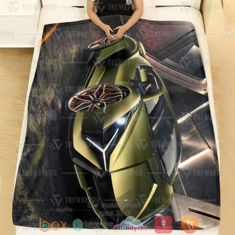 Car-Lamborghini-Custom-Soft-Blanket-1