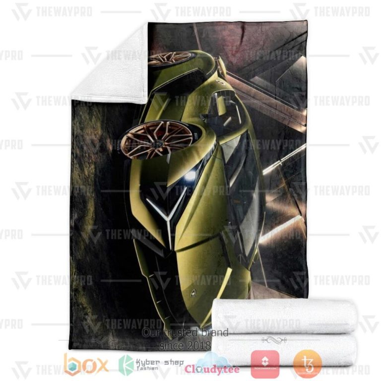 Car-Lamborghini-Custom-Soft-Blanket-2