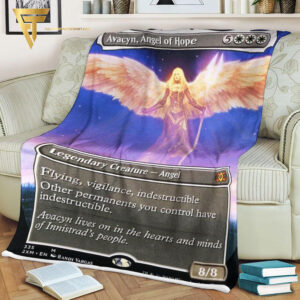 Card Avacyn Angel Of Hope Game Magic The Gathering Blanket 2