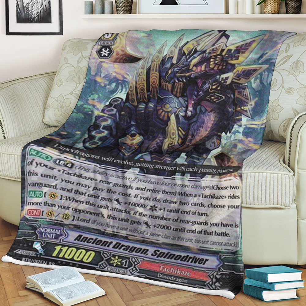 Cardfight Vanguard Ancient Dragon Spinodriver Sherpa Blanket Cardfight Vanguard Ancient Dragon Spinodriver Sherpa Blanket