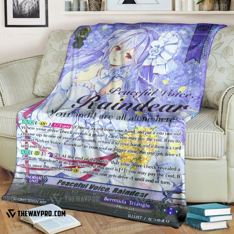Cardfight Vanguard Peaceful Voice Raindear Wedding Blanket Cardfight Vanguard Peaceful Voice Raindear Wedding Blanket