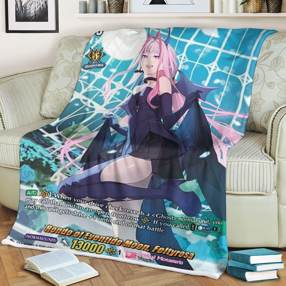 Cardfight Vanguard Rondo Of Eventide Moon Feltyrosa Lsr Sherpa Blanket Cardfight Vanguard Rondo Of Eventide Moon Feltyrosa Lsr Sherpa Blanket