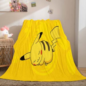 Cartoon Pikachu Blanket 373