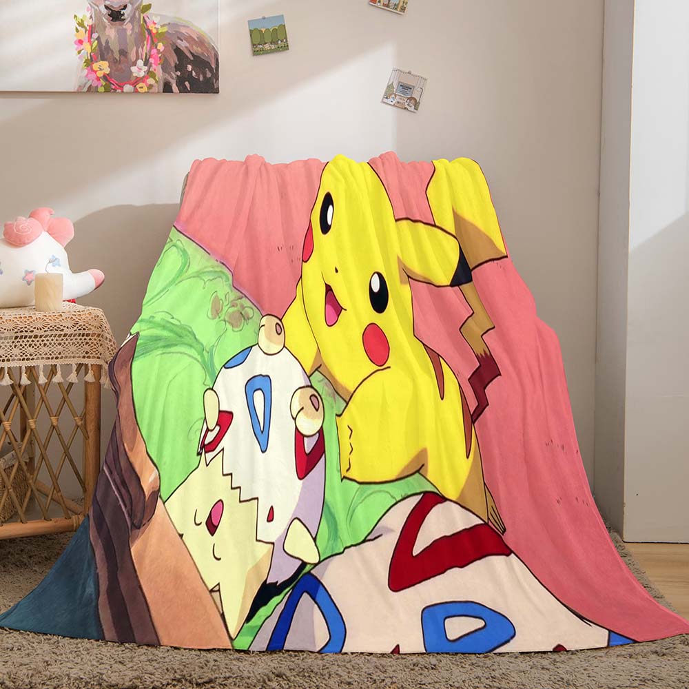 Cartoon Pikachu Blanket 791 Cartoon Pikachu Blanket 791