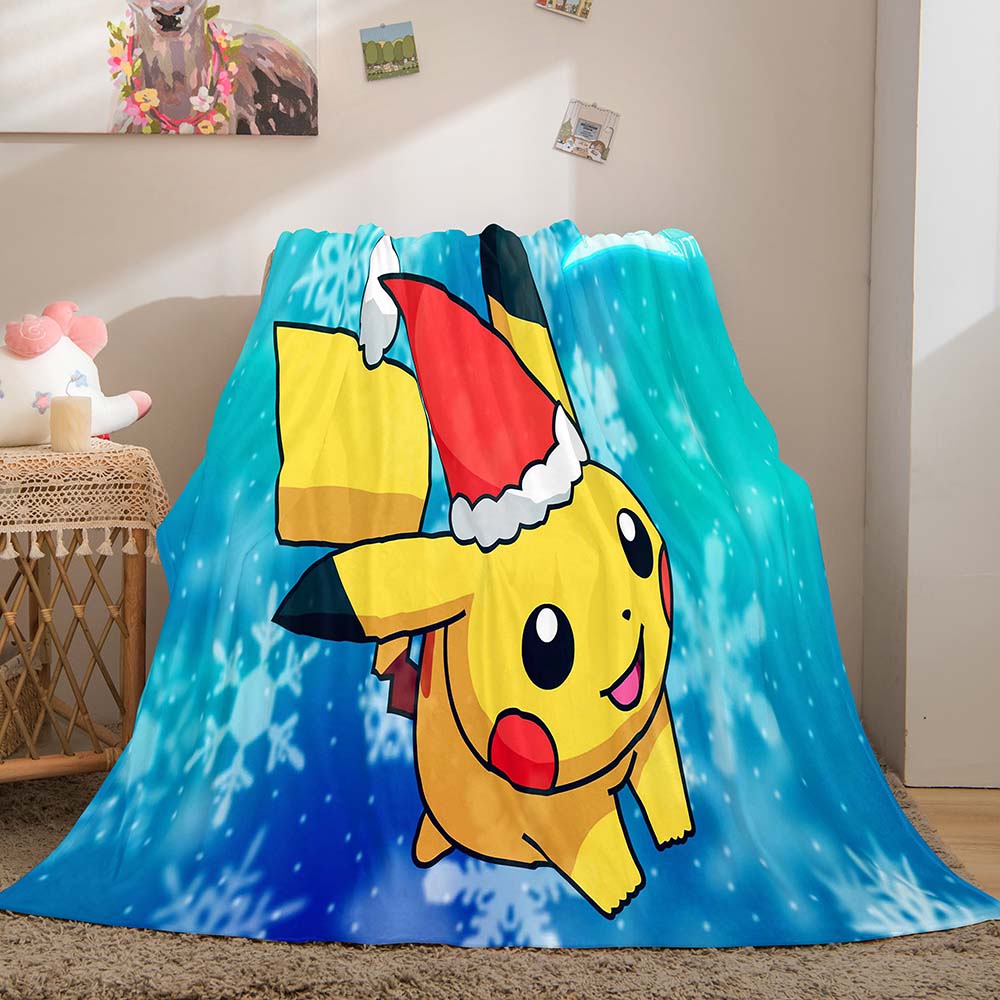 Cartoon Pikachu Pattern Blanket 310 Cartoon Pikachu Pattern Blanket 310
