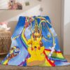 Cartoon Pikachu Pattern Blanket 798