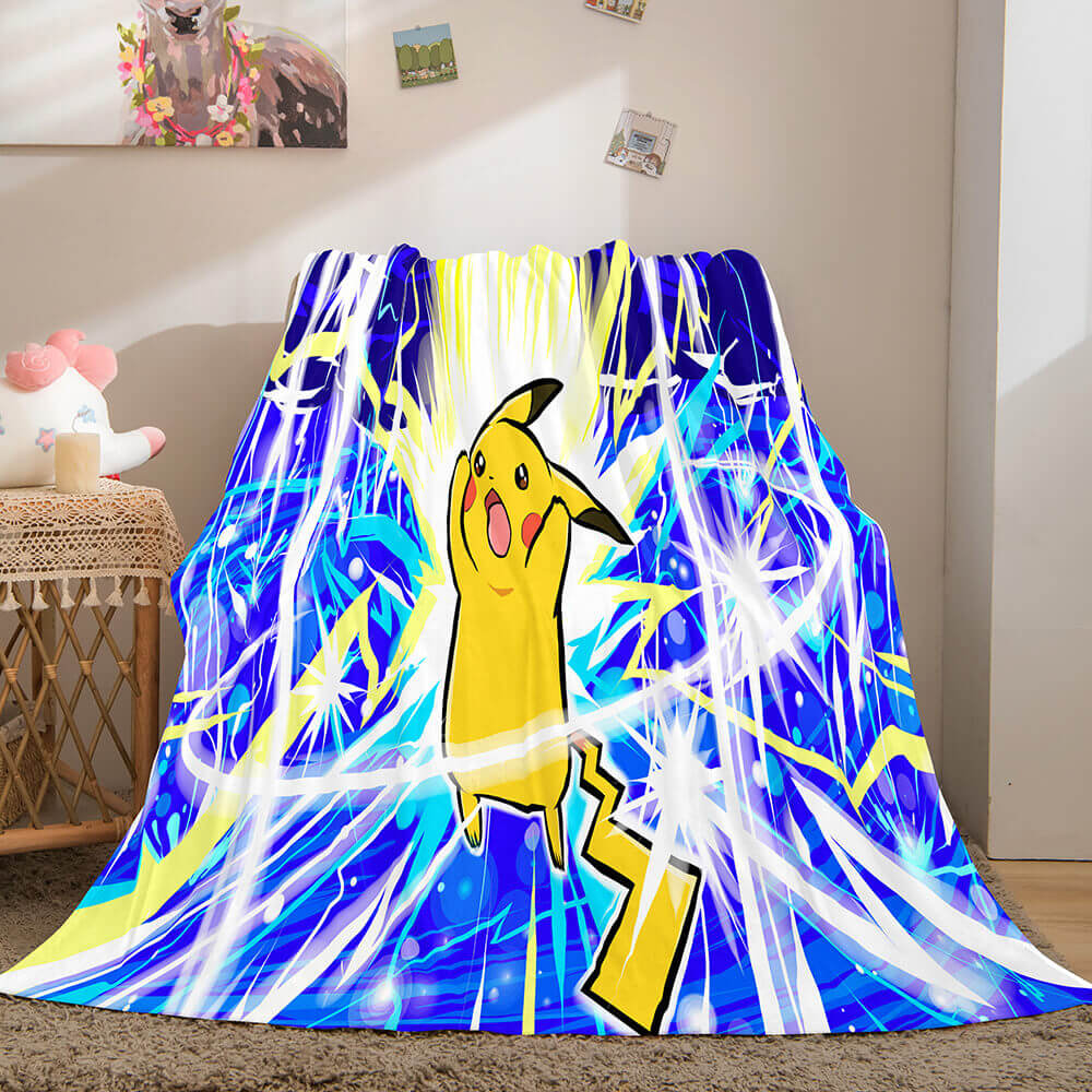 Cartoon Pokemon Pikachu Blanket 528 Cartoon Pokemon Pikachu Blanket 528