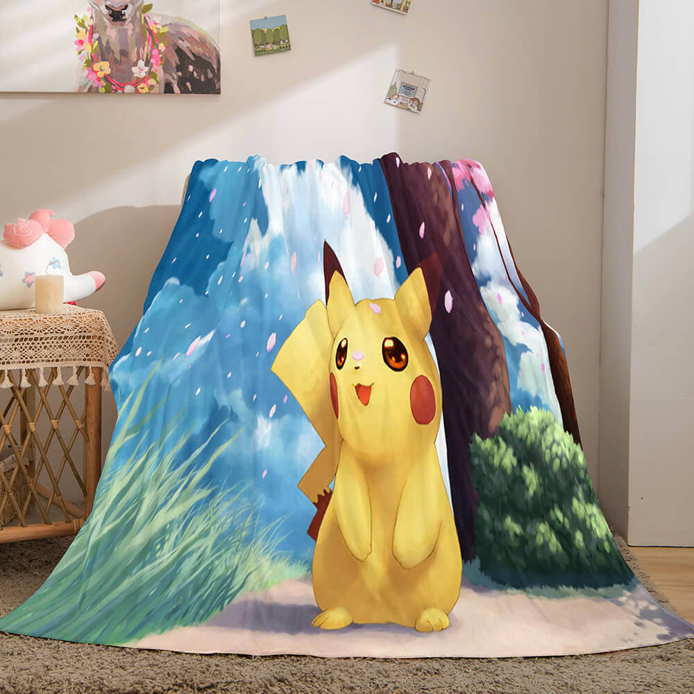 Cartoon Pokemon Pikachu Blanket 482 Cartoon Pokemon Pikachu Blanket 482
