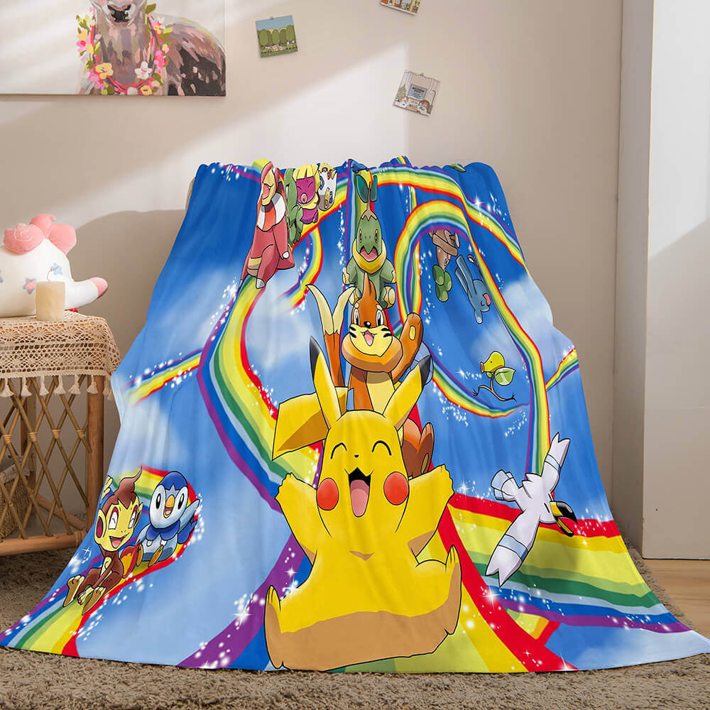 Cartoon Pokemon Pikachu Blanket 481 Cartoon Pokemon Pikachu Blanket 481