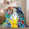 Cartoon Pokemon Pikachu Blanket 560