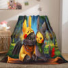 Cartoon Pokemon Pikachu Blanket 947