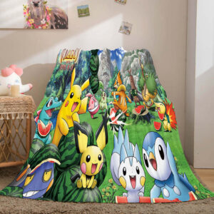 Cartoon Pokemon Pikachu Blanket 473