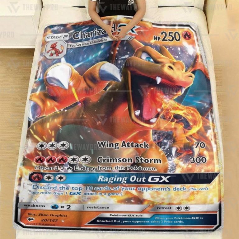 Charizard-Gx-Pokemon-Fleece-Blanket-2