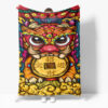 Chinese National Tide Elements Blanket 911
