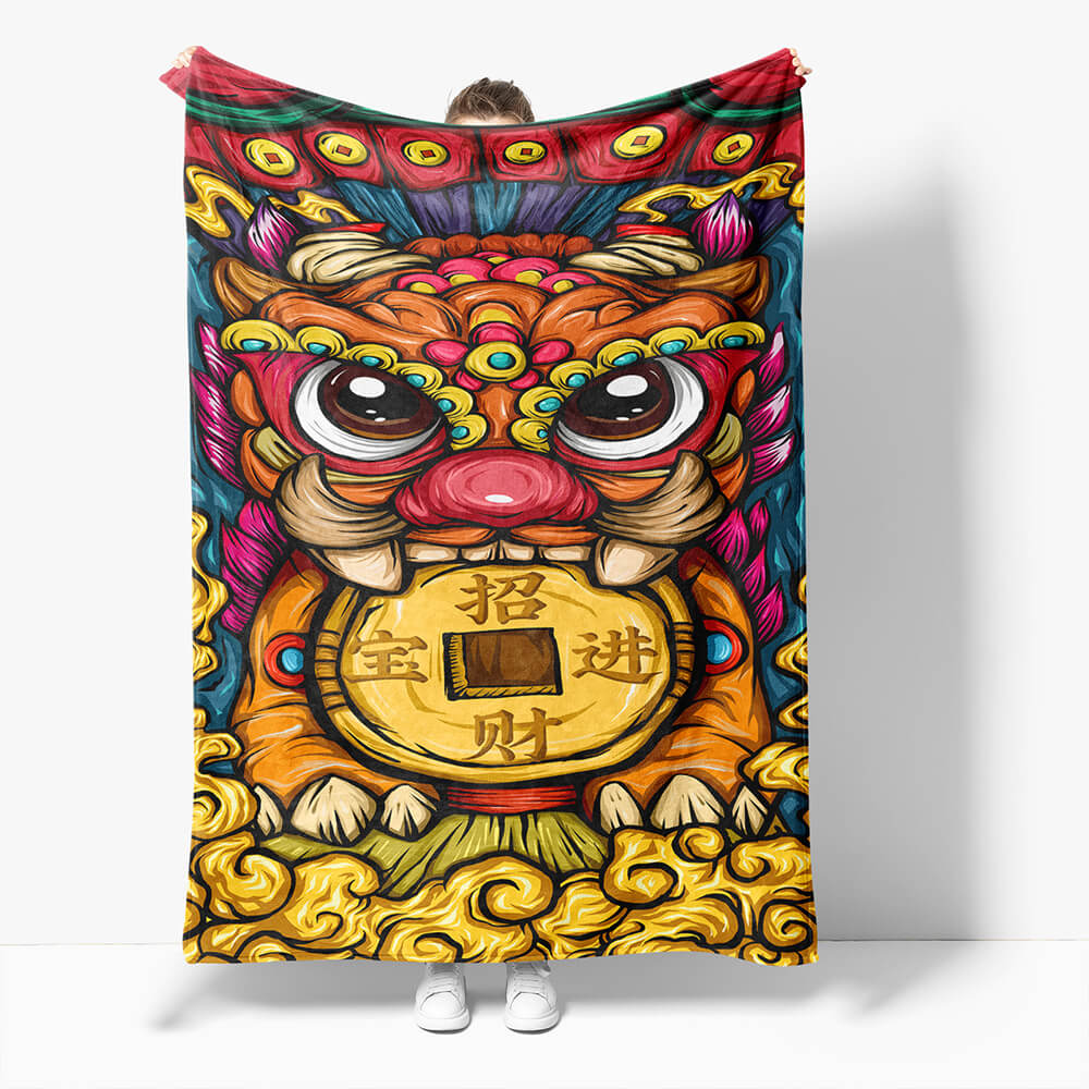 Chinese National Tide Elements Blanket 911 Chinese National Tide Elements Blanket 911