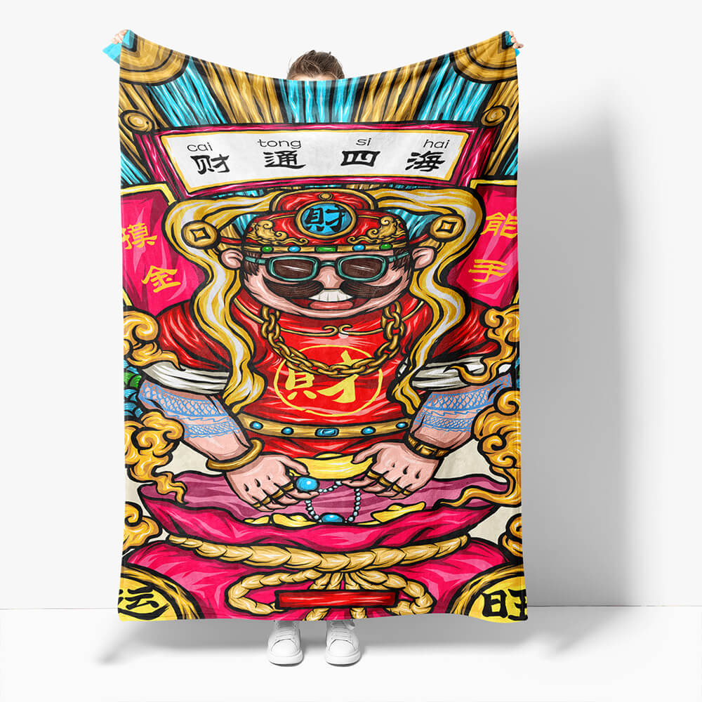 Chinese National Tide Elements Blanket 252 Chinese National Tide Elements Blanket 252