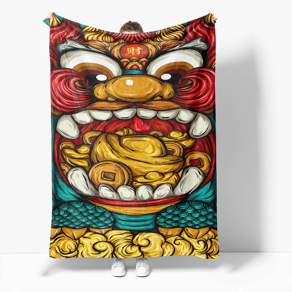 Chinese National Tide Elements Blanket 394 Chinese National Tide Elements Blanket 394