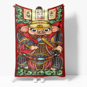 Chinese National Tide Elements Blanket 702