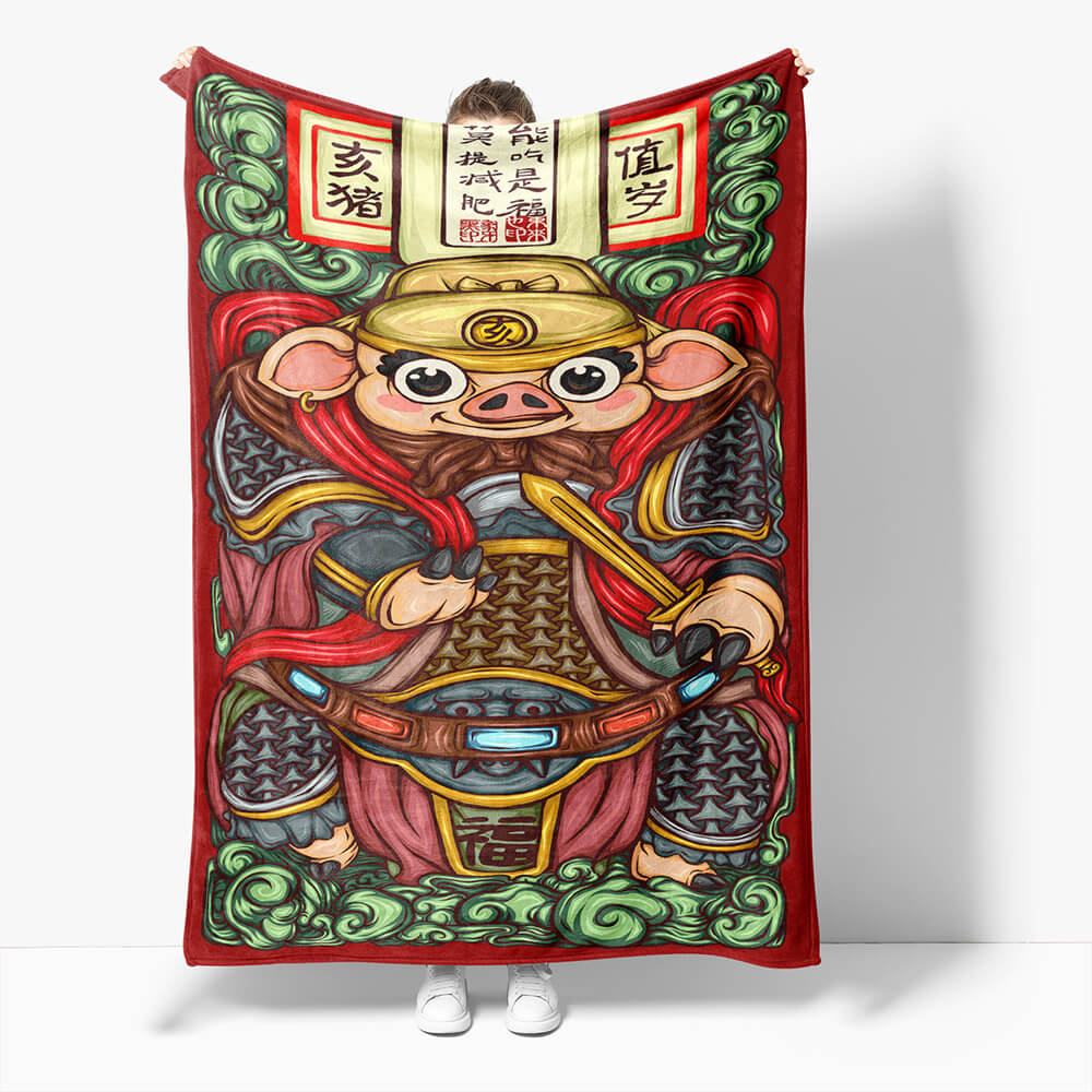 Chinese National Tide Elements Blanket 702 Chinese National Tide Elements Blanket 702