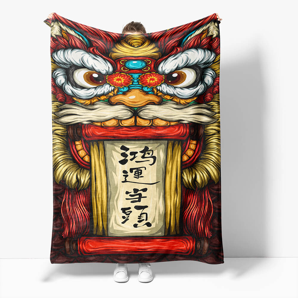 Chinese National Tide Elements Blanket 477 Chinese National Tide Elements Blanket 477