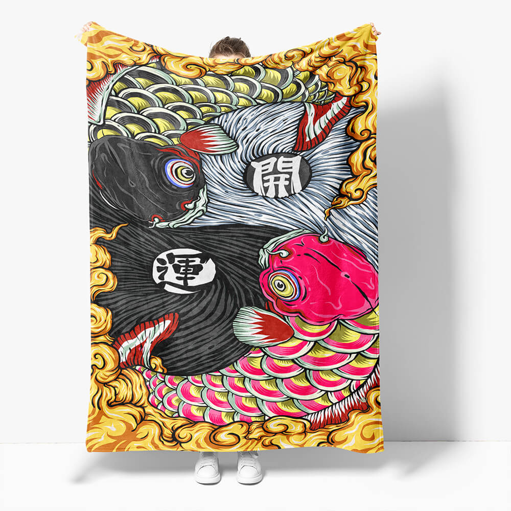 Chinese National Tide Elements Blanket 605 Chinese National Tide Elements Blanket 605