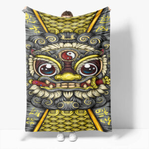 Chinese National Tide Elements Blanket 803