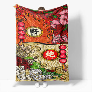 Chinese National Tide Elements Blanket 105