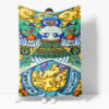 Chinese National Tide Elements Blanket 842