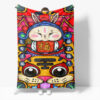 Chinese National Tide Elements Blanket 298