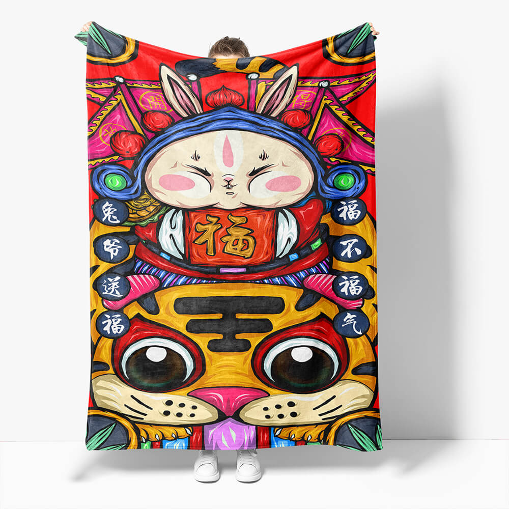Chinese National Tide Elements Blanket 298 Chinese National Tide Elements Blanket 298