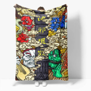 Chinese National Tide Elements Blanket 648