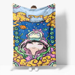 Chinese National Tide Elements Blanket 592