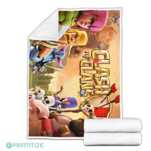 Clash Of Clans Gameplay Blanket