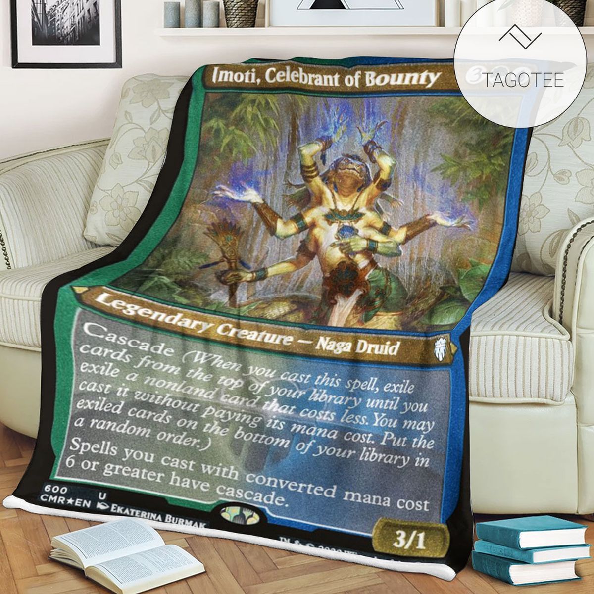Cmr 600 Imoti Celebrant Of Bounty Mtg Game Magic The Gathering Fleece Blanket Cmr 600 Imoti Celebrant Of Bounty Mtg Game Magic The Gathering Fleece Blanket