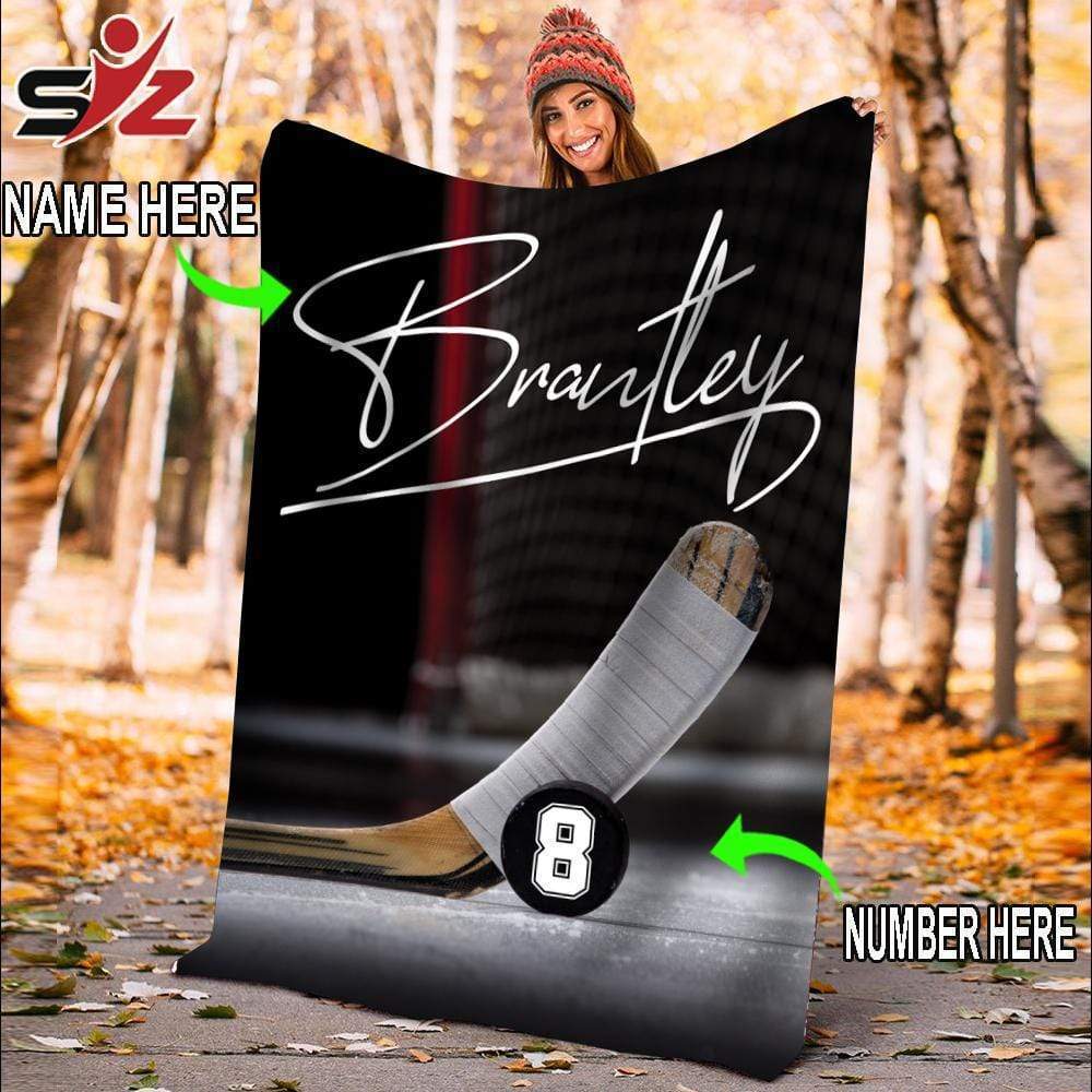 Custom Blankets Hockey Name And Number Custom Blankets Hockey Name And Number