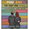 Custom Name You Are The Only One I Want By My Side Blanket